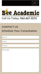 Mobile Screenshot of beeacademictutoring.com